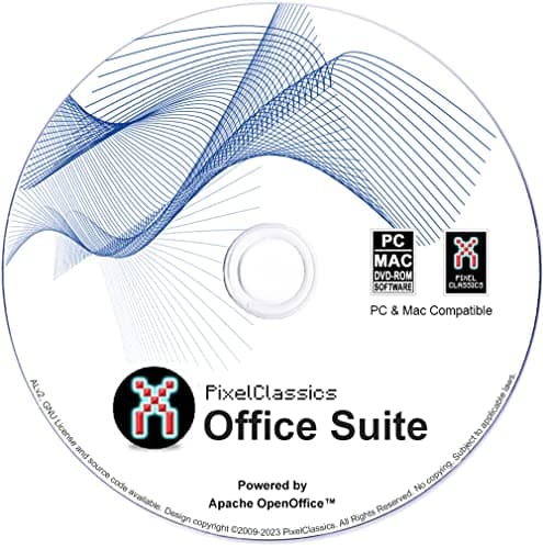 Office Suite 2025 Compatible con Microsoft Office 2024, 365, 2021, 2019, 2016, 2013, 2010, 2007 Word Excel PowerPoint en CD impulsado por Apache OpenOffice para Windows 11, 10, 8, 7, Vista XP PC y Mac