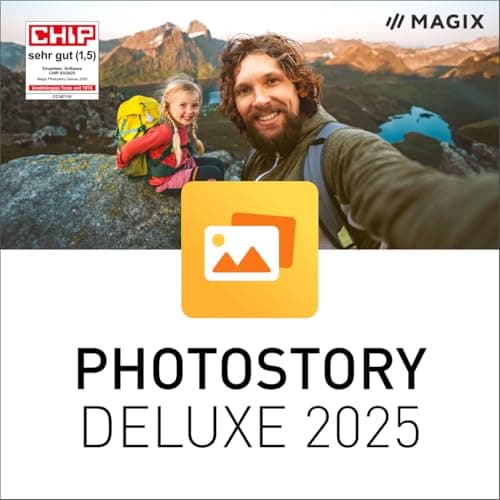 MAGIX Photostory deluxe 2025 - Memorias en movimiento | editor de fotos | editor de vídeo | para Windows 10/11 PC | 1 PC licencia completa para 2 dispositivos
