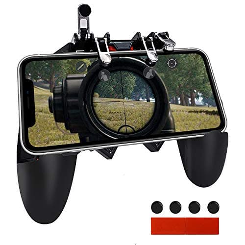 Ozkak Mando para Call of Duty PUBG Movil Controlador de móvil Gatillos L1R1 L2R2 Gatillo para Android iOS iPhone Samsung Smartphone ancho de 7 a 9,5 cm