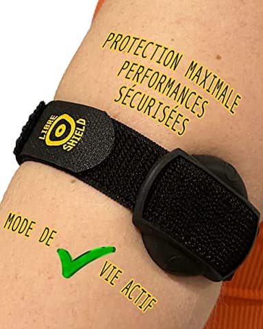 Freestyle Libre Shield 2 - Brazalete para monitor continuo de glucosa libre 2, protección para el cuidado de la diabetes, no se necesitan parches adhesivos. Fundas de sensor Freestyle Libre 2, diseño