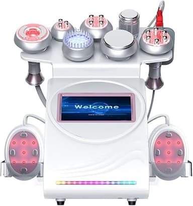 Máquina de cavitación ultrasónica de 80k, 9 en 1 radiofrecuencia RF Eliminación de grasa corporal Fotorrejuvenecimiento EMS Máquina de pérdida de peso Dispositivo de belleza antiarrugas para esculpir