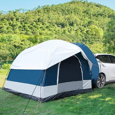 JCSRYD Toldo para Coche Tiendas de Campaña para Maletero de SUV, 250 * 250 * 200cm, Tienda de Campaña para Coche, Tienda de Campaña Universal para Puerta Trasera, para Furgoneta/MPV/CUV
