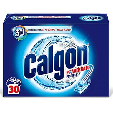 Calgon Powerball Pastillas Antical para la Lavadora, 30 uds