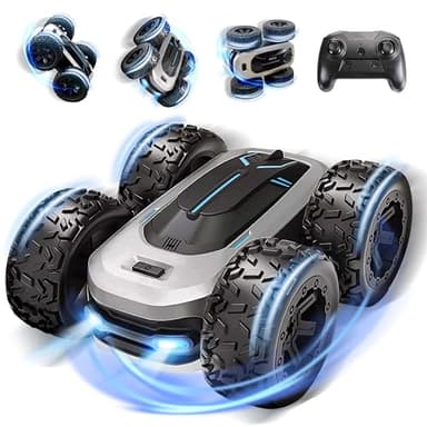 OYAKG Coche Teledirigido,Coches para Niños 3 4 5 6 años,4x4 Coche RC Rotación 360 °,2.4Ghz Monster Truck Recargable con Luces,Coche Juguete y Juegos Regalo Niños Niñas [2024 Super Tema Espacial]