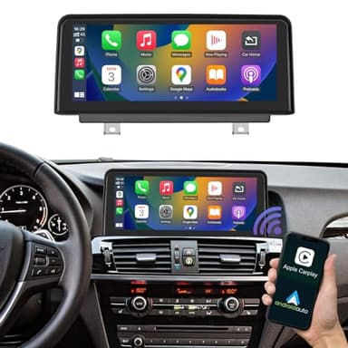 Road Top 10,25 Pulgadas Car Radio Coche con Carplay para BMW X3 X4 Serie F25/F26 Año 2013-2016 con NBT Sistema, Soporte para Inalámbrico Carplay/Android Auto/Mirrorlink/Navegación