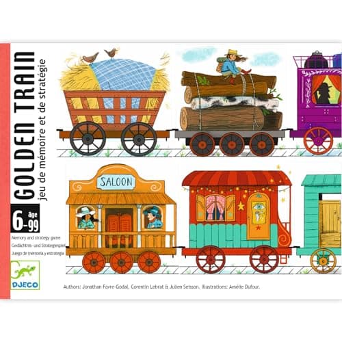 Djeco T&G- Juegos de Cartas con baraja específica, Multicolor (35084)