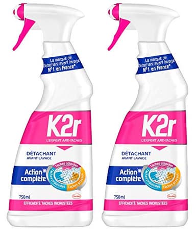 K2r - Aerosol quitamanchas de 750 ml - Lote de 2 unidades