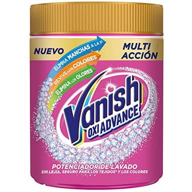 Vanish Oxi Action Multipoder - Quitamanchas multibeneficio para la ropa, En Polvo, Sin Lejía 400gr, El emabalaje puede variar