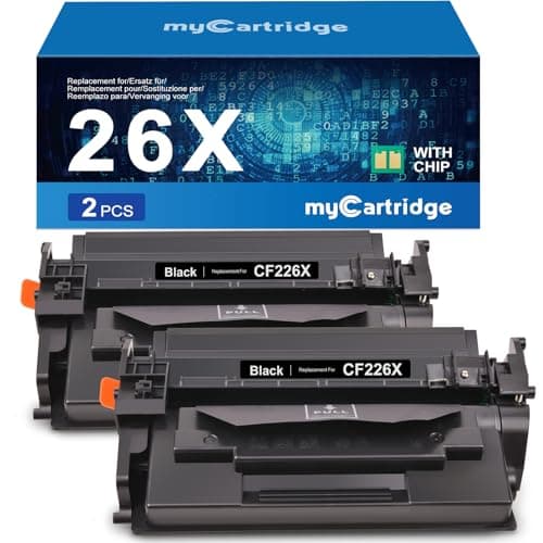 myCartridge 26X Tóner Compatible para HP 26X CF226X para HP Laserjet Pro MFP M426fDW para Laserjet Pro M402DN para 26A CF226A (2 Negro).