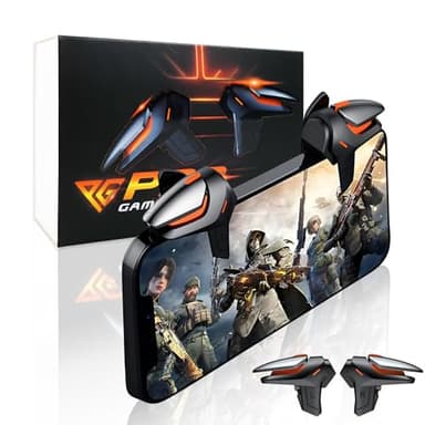 Progameplays Phone Triggers Controller Compatible con iPhone/Android, Disparar y Apuntar Sensible L1 & R1 Pubg Trigger (T1)