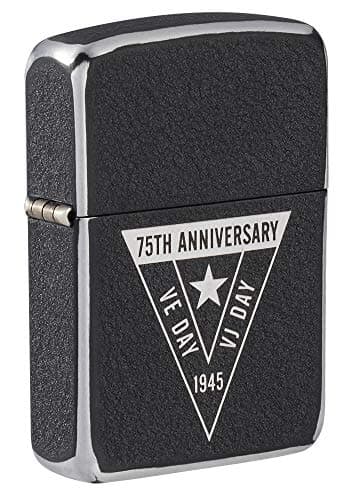 Zippo Limited Edition WWII - Mechero de Acero con diseño conmemorativo del 75 Aniversario de la Victoria de Japón (49264)