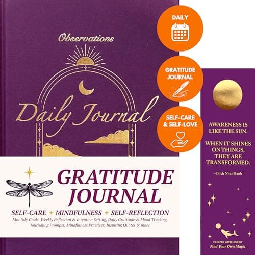 Find Your Own Magic- Diario de gratitud para mujeres y hombres: diario de salud mental diario para el amor propio, la atención plena y la manifestación | Autocuidado y regalo de cumpleaños espiritual