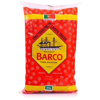 Barco Torrefacto - Café en Grano y Mezcla con Azúcar Caramelizado - Gran Tueste - Sabor Pronunciado y Aromático - 500 g