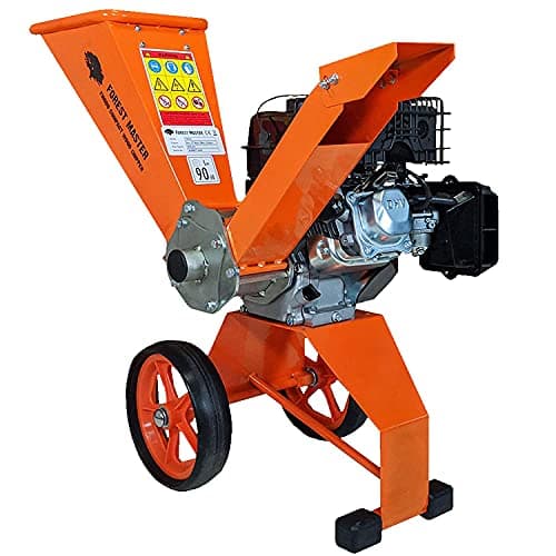 Forest Master FM6DD Trituradora de jardín de Madera con Motor de Gasolina de 4 Tiempos, 6 HP, Naranja
