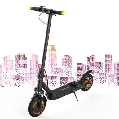 Kukirin Patinete Eléctrico Adultos Todoterreno,Patin Electrico,Scooter Electrico Potente Plegable/Autonomía de 35 km/Ruedas de 10"/Carga máxima 120kg/IP54/Doble Frenos de Disco,M2MAX