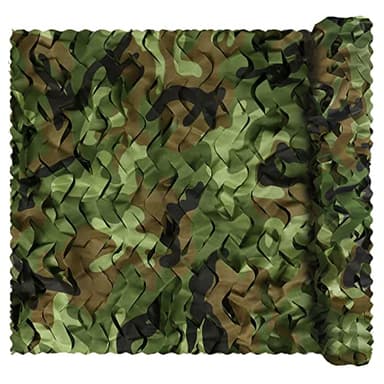 Red de Camuflaje Malla de Protección Redes Militar Woodland 1.5 x 4 M Ejército Táctico sin Cuerda de Red para el Sol Sombra Decoración Caza Ciegos Disparos