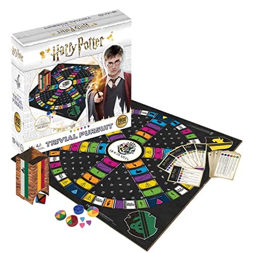 Winning Moves Trivial Pursuit Harry Potter - Juegos De Mesa Niños 10 Años, Juegos De Mesa Adulto, Juego Para 2+ Jugadores, Juego De Quiz, Trivia Para Fans De Harry Potter