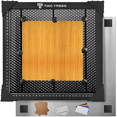 Mesa de trabajo de panal de cama láser de panal de 300 * 300mm CO2 Honeycomb láser o máquina de grabado láser de placa de aluminio y material de grabado