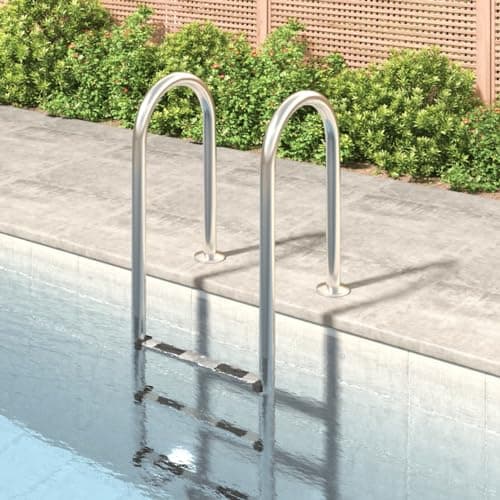 ShGaxin Escalera para Piscina Acero Inoxidable 304 54x38x158 cm, Escaleras para Piscinas, Peldaños Escalera Piscina, Elevador De Escalera 93452