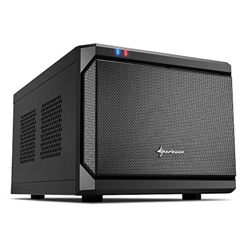 Sharkoon QB ONE - Caja de Ordenador, PC Gaming, MINI-ITX, Negro