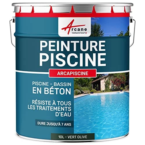 Pintura para Piscina de Hormigón - ARCAPOOL - 10 L Verde Oliva - RAL 6003 - ARCANE INDUSTRIES
