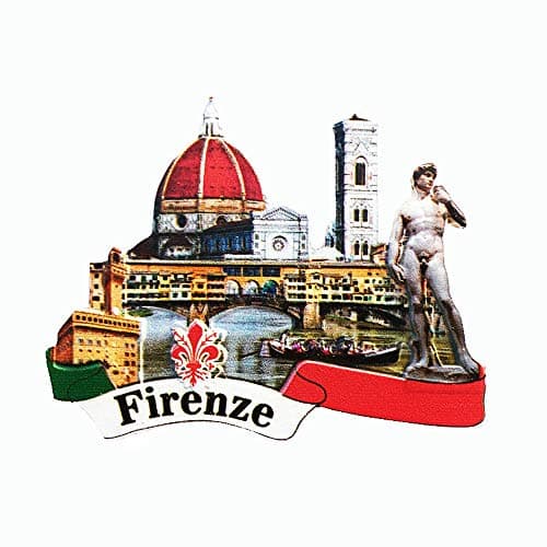 Florencia Italia 3D imán de nevera regalo de recuerdo, decoración del hogar y la cocina etiqueta magnética Firenze Italia refrigerador imán colección