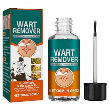 KOAHDE Alivio De Verrugas,Removedor de Verrugas,Agente Anti Verrugas,Quitar Marcas de Piel,Unidades Removedor de Verrugas Seguro,Fácil De Usar,Rápida y Eficaz,30ML