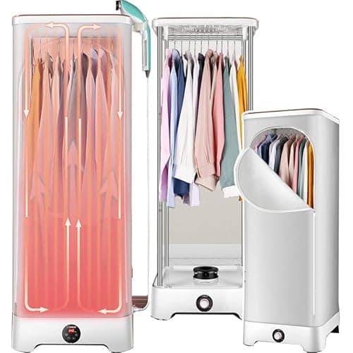 XINGma MáQuina De Planchar A Vapor, con Temporizador AutomáTico/Elimina RáPidamente Las Arrugas, Colgador EléCtrico De Armario Plegable, para Ropa Y Tela
