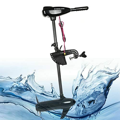 DGKLNDSY Motor eléctrico fueraborda eléctrico de 12 V, 80 libras, motor fueraborda eléctrico, 800 W, fuerza de tracción 1850 kg, motor fueraborda