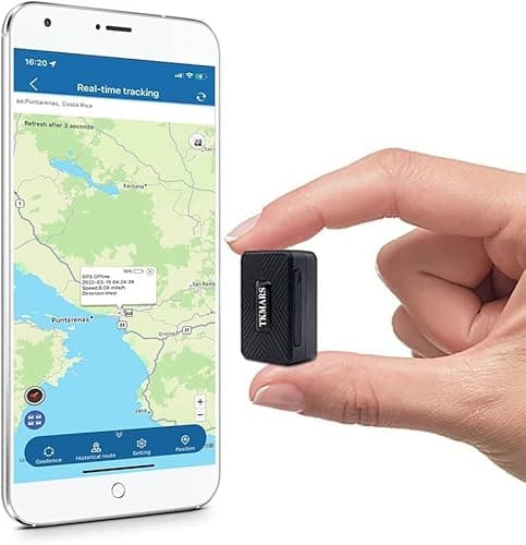 Localizador GPS para Coche Moto Bicicleta Niño Mini GPS Tracker sin Suscripción Seguimiento en Tiempo Real IP65 Impermeable Geocercas para Android iOS App Gratis de por Vida TK913