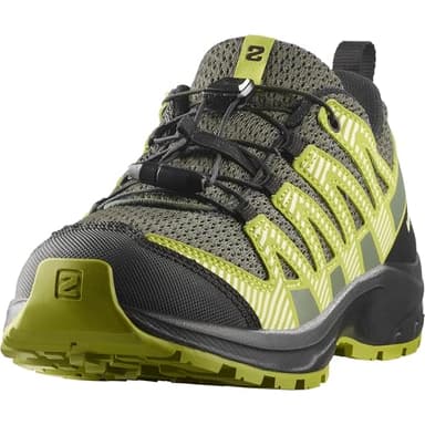 Salomon Unisex niños XA PRO V8 Junior, Urbano Chic/Negro/Gris Oscuro, Zapatos de Senderismo Versátiles para Mayor Comodidad, Zapatillas para Correr y Aventuras al Aire Libre, 37 EU