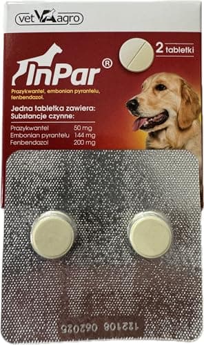 Allary 7 I Set de 2 Pastillas Comprimidos para Perros de 10 a 20 kg, Tratamiento para lombrices sanas, Todos los parásitos intestinales, desparasitación, Comprimidos antiparasitarios