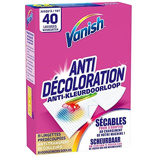 Vanish - Toallitas anti transferencia de colores
