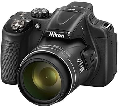 Nikon Coolpix P600 - Cámara compacta de 16.1 MP (Pantalla de 3", Zoom óptico 60x, estabilizador Digital, vídeo Full HD), Negro