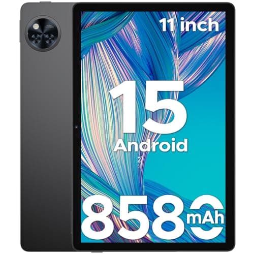 DOOGEE U11 Android 15 Tablet 11 Pulgadas, Tablet Octa-Core, 16GB RAM+128GB ROM/1TB TF, HD IPS Pantalla/90Hz, 8580mAh Batería,WiFi 2.4/5GHz / Widevine L1 /5MP+13MP / Facial ID/GMS/BT5.0/3.5mm Jack