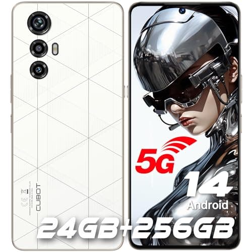 CUBOT MAX 5 (2024) Teléfono Móvil Libres 5G - 24GB+256GB Smartphone Android 14, 6.95" FHD+(144Hz) Móviles, Cámara 100MP, Batería 5100mAh/33W, Móvil 5G Dual SIM/GPS/Face ID/Huella Dactilar/NFC