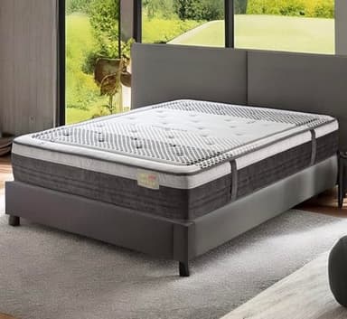 T-ORMU COLCHONES 150X190 VISCOELASTICOS Premium – COLCHÓN 150X190 Firmeza Alta ± 29 CM Altura – Colchon Viscoelastico 150 X 190 Matrimonio – Traspirable Antialérgico Confortable Ergonómico