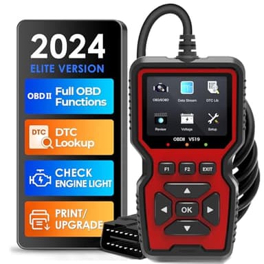 HyAdierTech OBD2 Diagnostico, V519 Diagnosis Coche Lector de Códigos de Vehículos, Herramienta de Diagnóstico del Sistema del Motor, Diagnosis Coche para Todos los Coches del protocolo OBDII