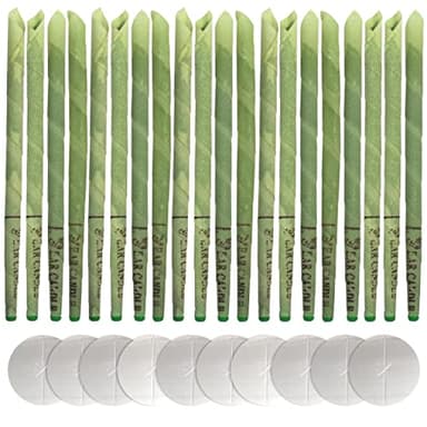 Incutex 20x Velas para los oídos, Velas Orejas, Planta de té
