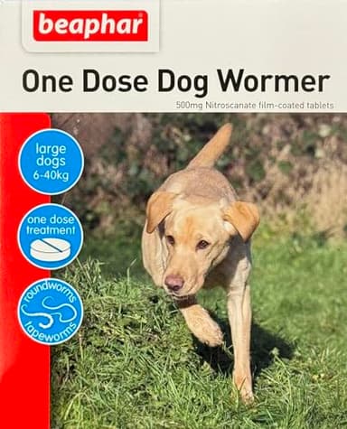 Beaphar – desparasitante de una dosis para perros grandes