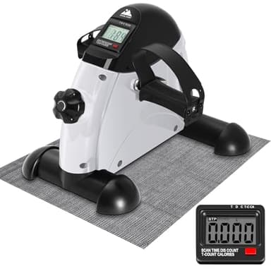 EVOLAND Pedales Estaticos Máquinas de Brazos y Piernas Entrenamiento Resistencia Ajustable para Hacer Ejercicio en Casa