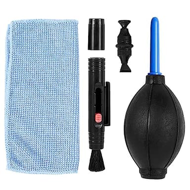 VOANZO Kit de Limpieza de Lentes de cámara Soplador de Lentes Bolígrafo de cámara y paño de Limpieza de Microfibra para Accesorios de Limpieza de cámaras de acción