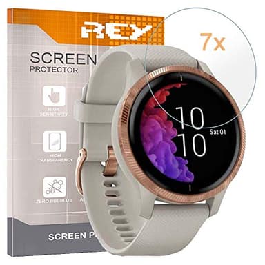 7x Protector de Pantalla para GARMIN VENU 36mm - FORERUNNER 165 - FORERUNNER 165 MUSIC, Premium Reloj SmartWatch