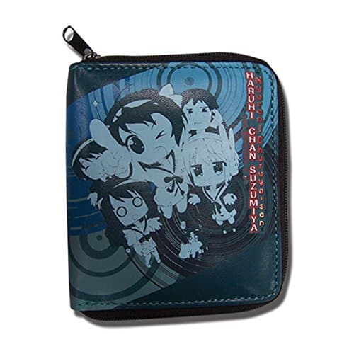 Haruhi-Chan Todo el mundo Zipper Billetera