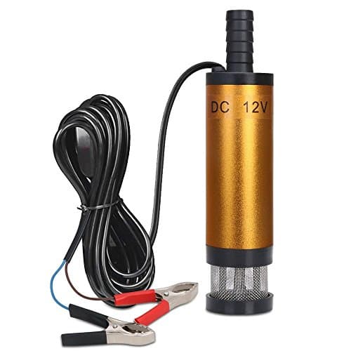 flintronic Bomba Sumergible de Agua/Aceite Diésel de Combustible con Clip, 12 V, 38 mm, para Coche, Caravana, Barco Marino