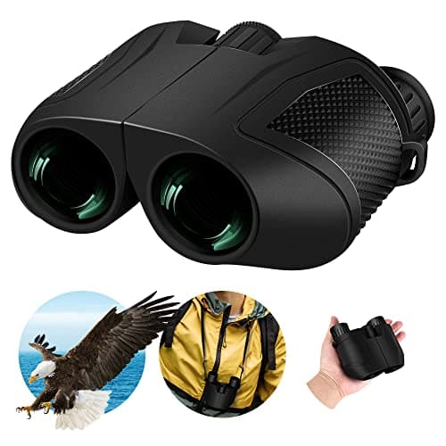 Prismaticos 15X25 Profesionales Largo Alcance Prismáticos Pequeños y Potentes para Adultos y Niños Binoculares de Largo Alcance para Observación de Aves Viajar Caza Senderismo Teatro y Conciertos
