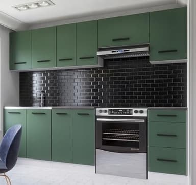 Tarraco Comercial Muebles de Cocina Mango Verde Mate