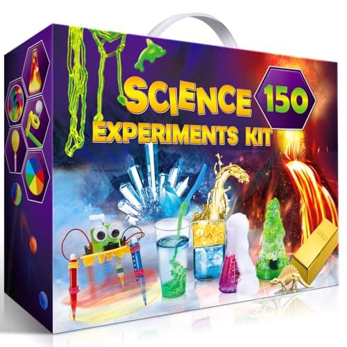 UNGLINGA Kits de Ciencia de 150 experimentos para niños, proyectos Stem Juguetes educativos para niños, Ideas de Regalo de cumpleaños