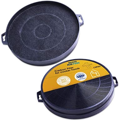 GOLDEN ICEPURE Filtro de carbón, carbón activado, 210mm, Compatible Con Dehflex AK01, Campana, Extractor de Cocina (Factura disponible) Campana Extractora, 2 piezas