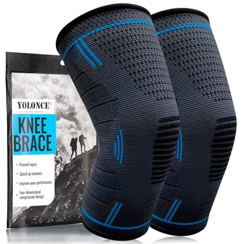 2 PCS Rodilleras de Compresión para Hombres y Mujeres,Rodilleras Gym Compresion,soporte de rodilla para correr y entrenar,Rodillera Estabilizadora de Sujeción Menisco y Ligamento(XL)